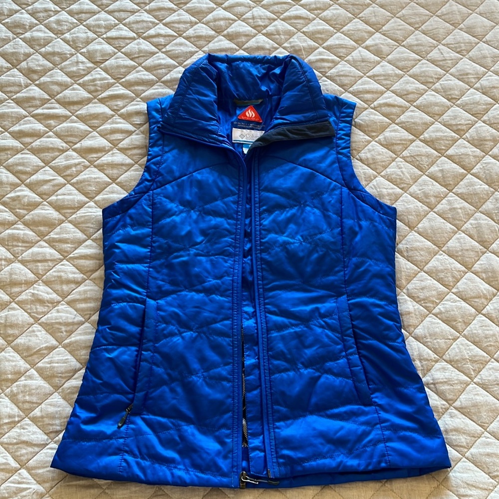 Blue Columbia Vest Size S